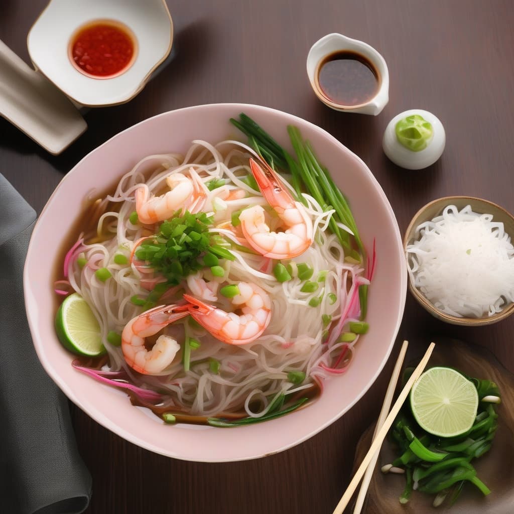 Stir-Fried Pho Noodles with Shrimp