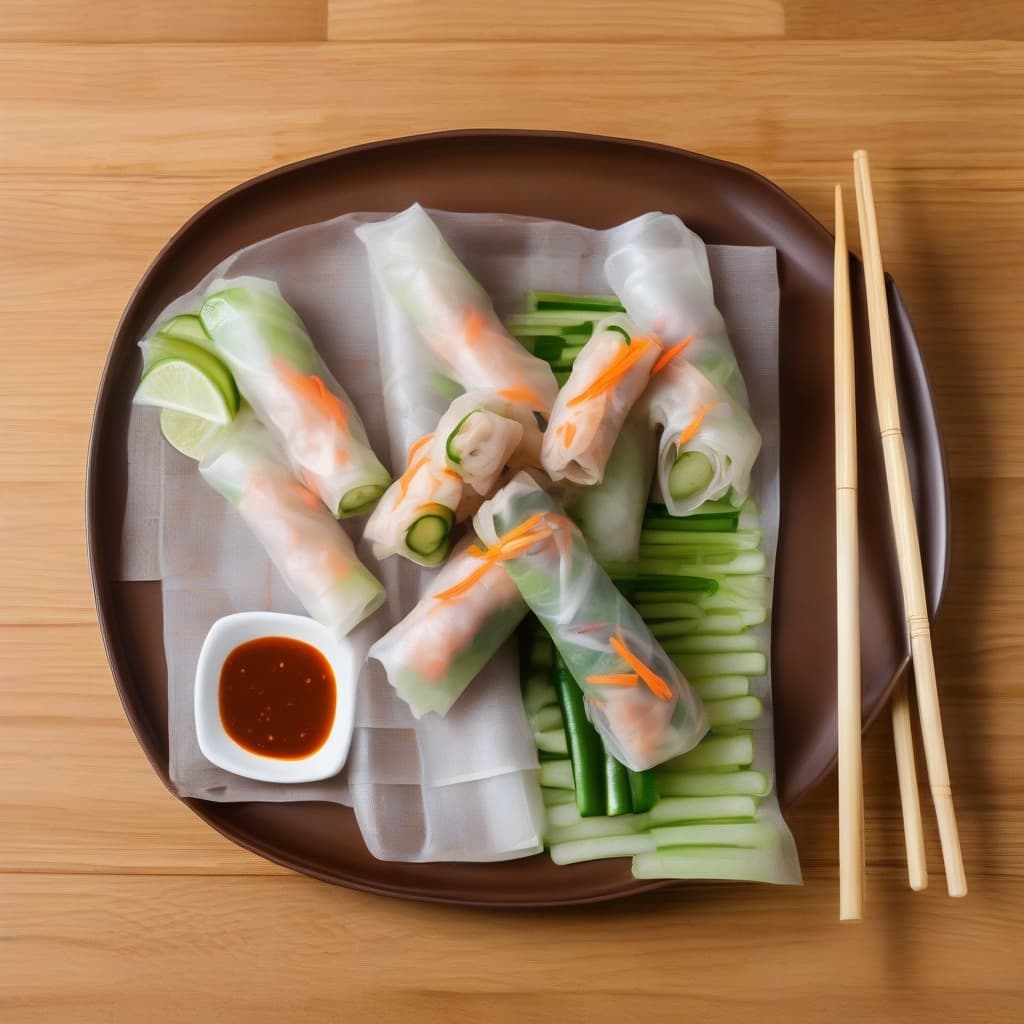 Grilled Pork Spring Rolls (2 pcs)