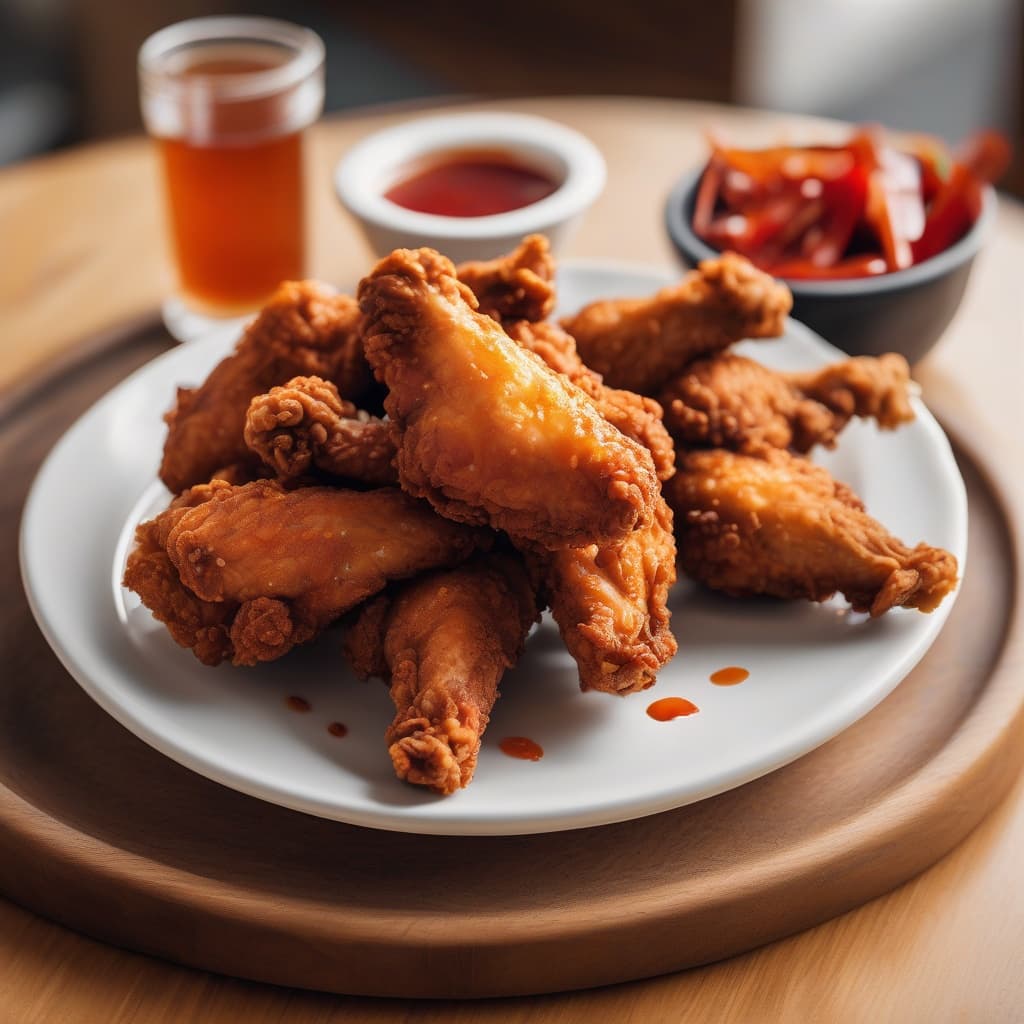Fried Chicken Wings (5 pcs)