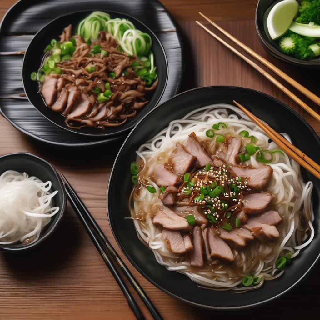 Stir-Fried Pho Noodles with Pork