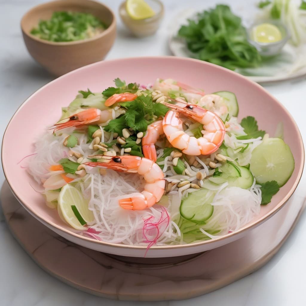 Shrimp Cold Rice Vermicelli Salad