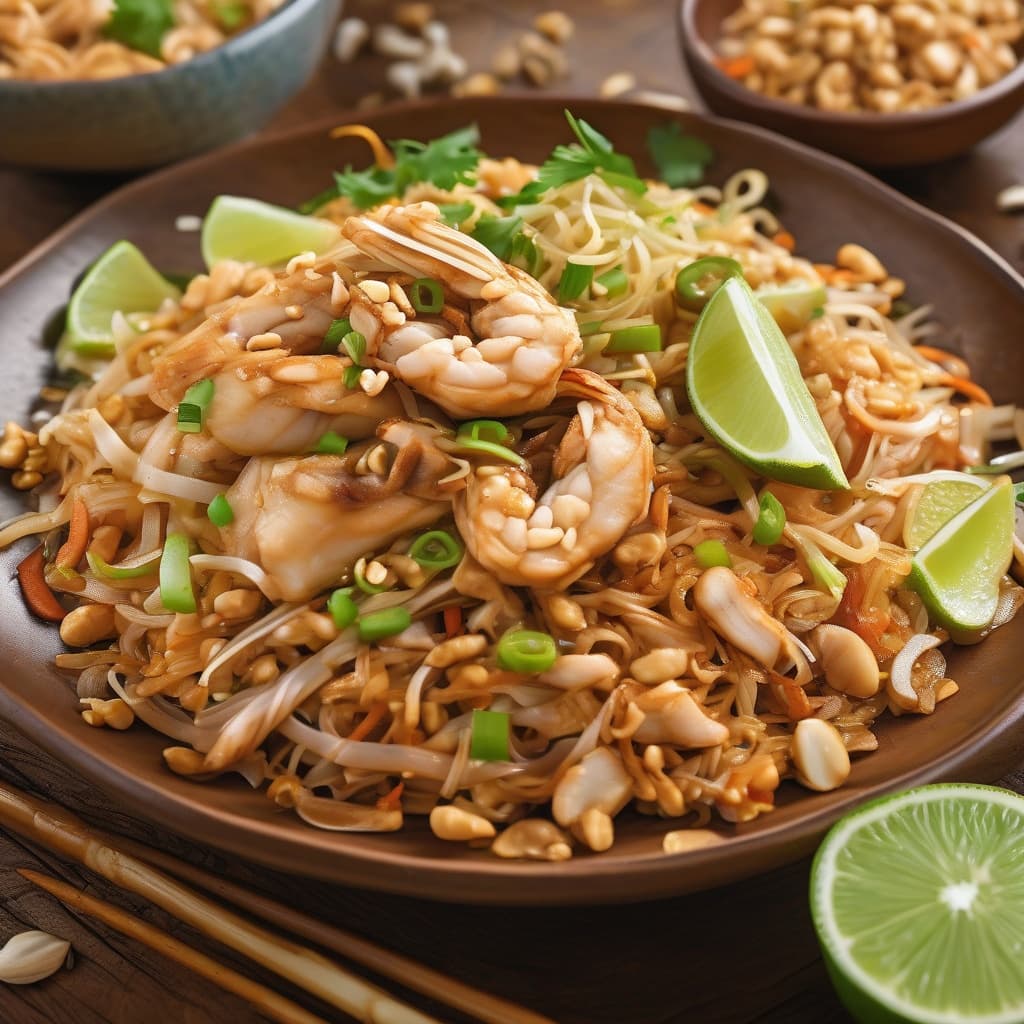 Pad Thai with Chicken
