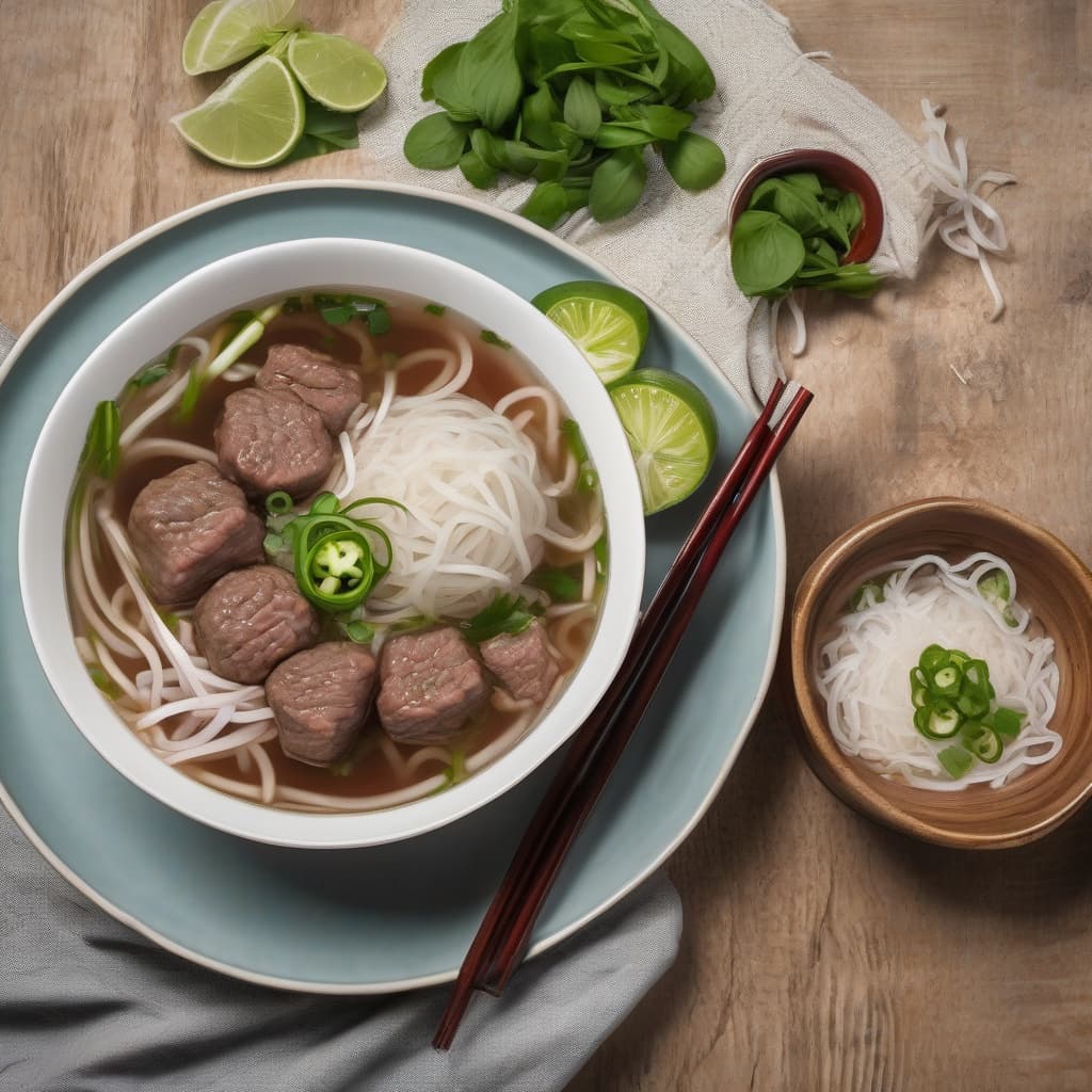 Beef and Meatball Pho
